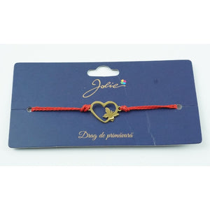 Bratara Aurie Inox M11 Inima cu Fluture-0