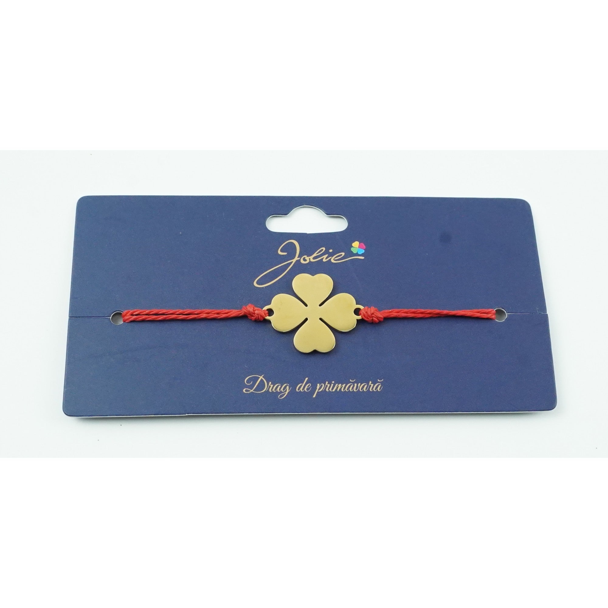 Bratara Aurie Inox Trifoi cu Patru Foi-1