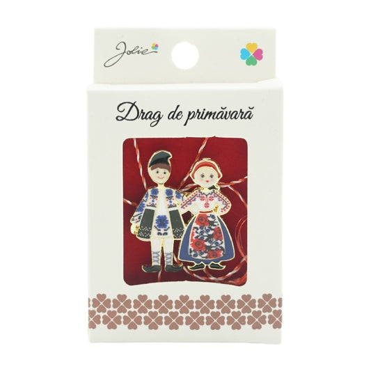 Brosa Mica in Cutie Cosulet Tineri Traditionali-1