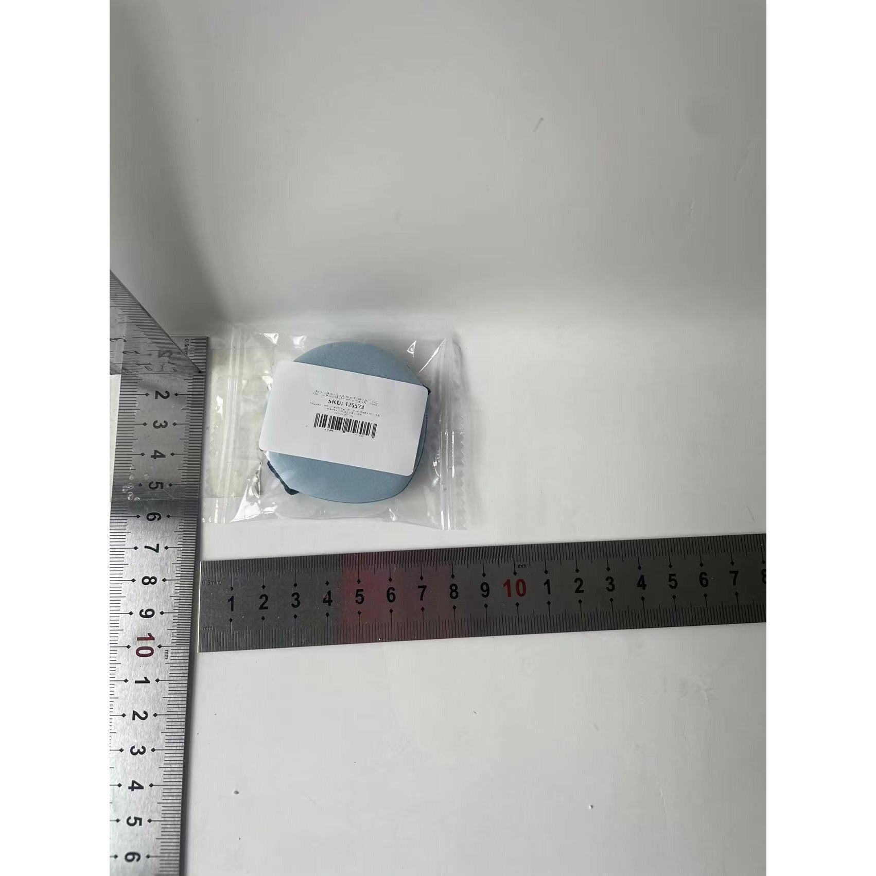 Burete de Machiaj Triunghi Flippy, Reutilizabili, Utilizare Umeda sau Uscata, 5.5 x 5.5 x 0.9 cm, Powder Puff, Albastru-6