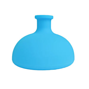 Sputa din silicon pentru sugari si copii mici, Flippy, dispozitiv de eructare, cupa pentru terapie toracica, 7.5x6 cm, Albastru-0