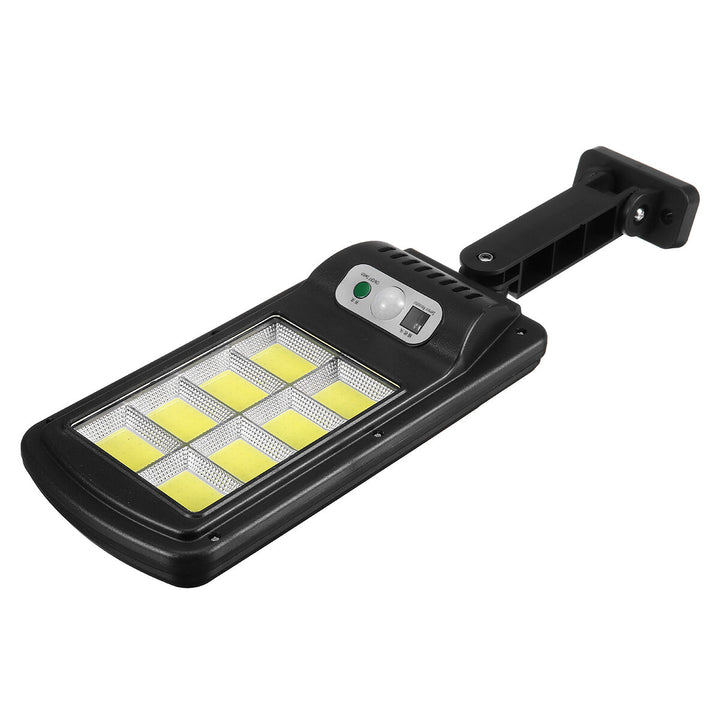 Set 3 x Lampa solara 150W LED COB, cu telecomanda si senzor miscare