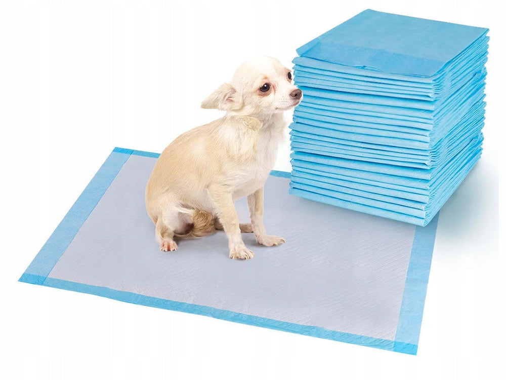Set 100 Covorașe Absorbante Igienice pentru Animale marime 45x60cm