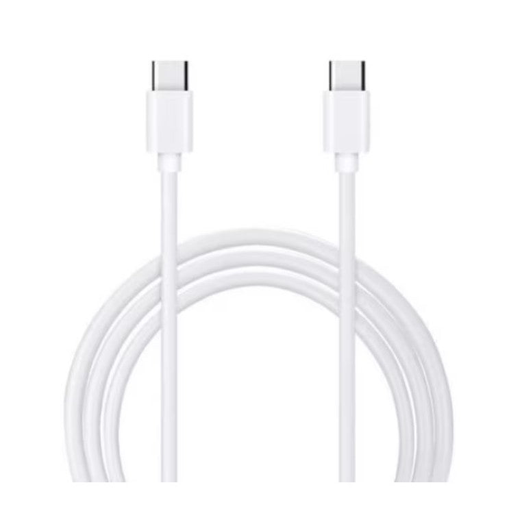 Cablu de date si Incarcare Flippy, Type-C la Type-C, lungime 1 m, alb-1