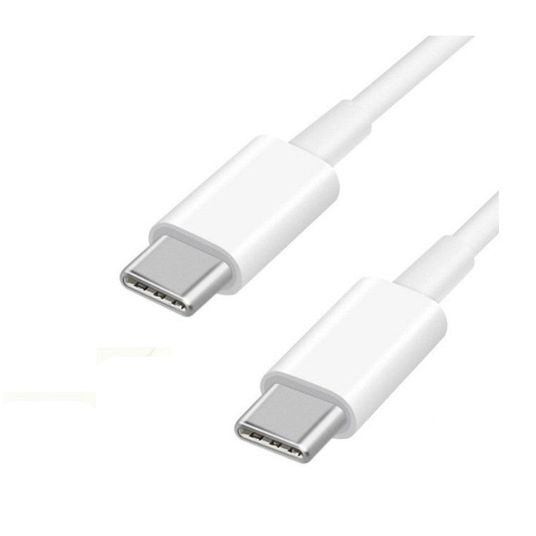 Cablu de date si Incarcare Flippy, Type-C la Type-C, lungime 1 m, alb-2