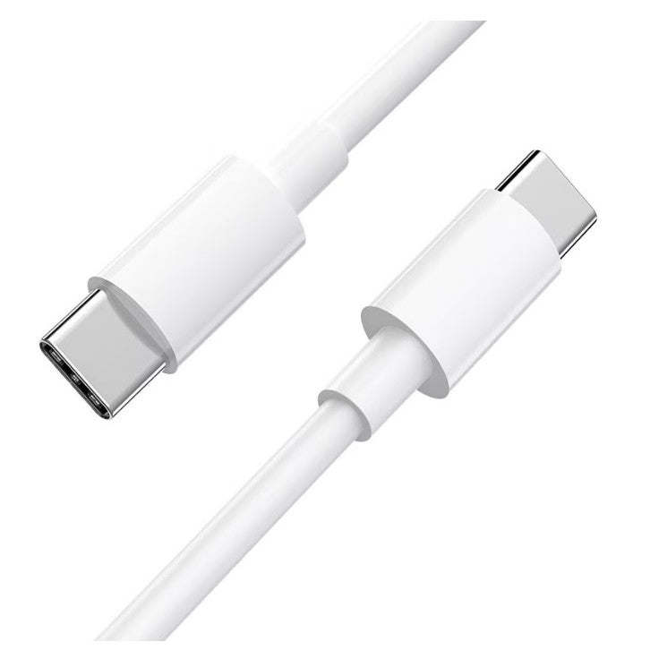 Cablu de date si Incarcare Flippy, Type-C la Type-C, lungime 1 m, alb-3