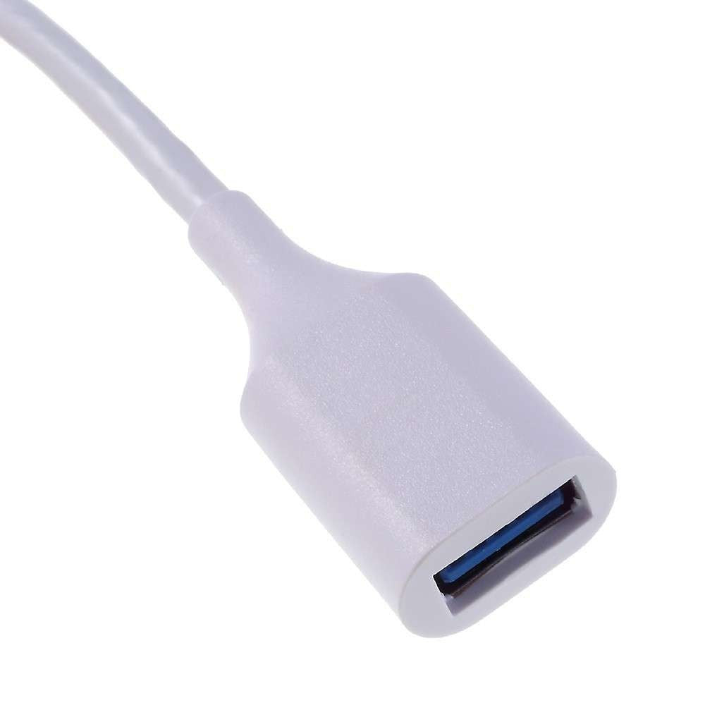 Cablu OTG USB 3.1 USB Type-C to USB A 18 cm Flippy, Alb-4