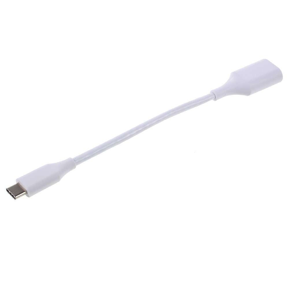 Cablu OTG USB 3.1 USB Type-C to USB A 18 cm Flippy, Alb-0