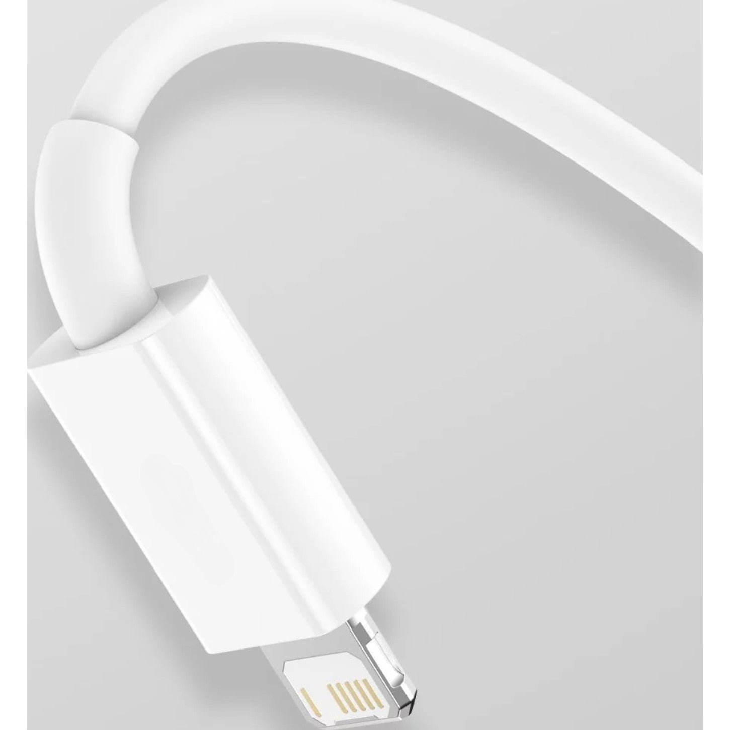 Cablu USB 3in1 Flippy SX - 21, USB la micro USB/USB-C/compatibil iphone, 3A, 1.2m (alb)-4