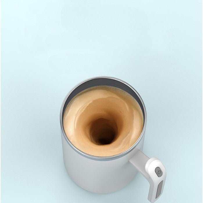 Cana portabila cu mixer incorporat, Flippy, pe baterii, 380 ml, alb-3