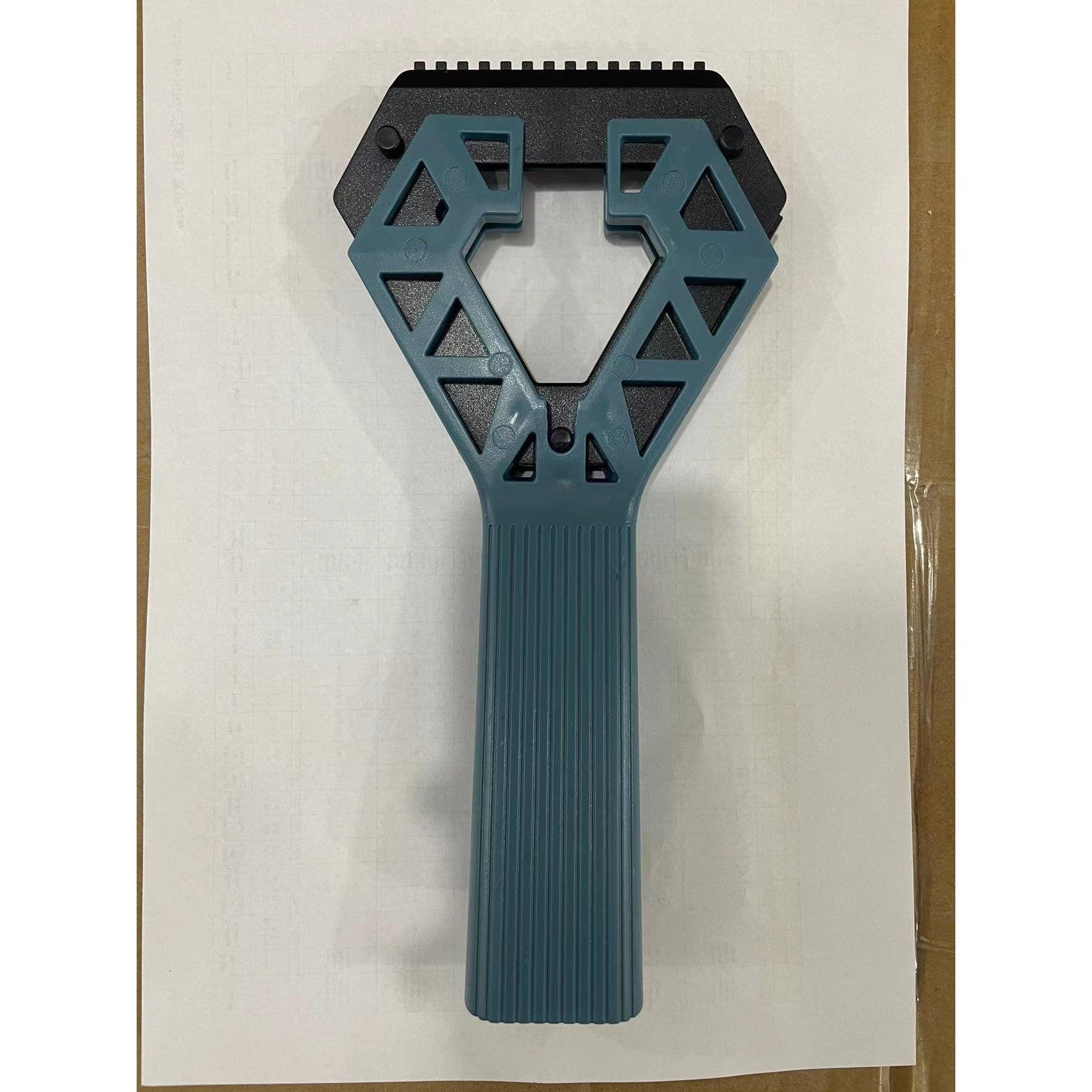 Racleta Auto pentru Zapada cu un Capat, Flippy, Universala, Deszapezire Masina, cu Maner, Ergonomic, Detasabila, pentru Geamuri si Caroserie, Usor de Utilizat, 23.5x4.3 cm, Albastru-1