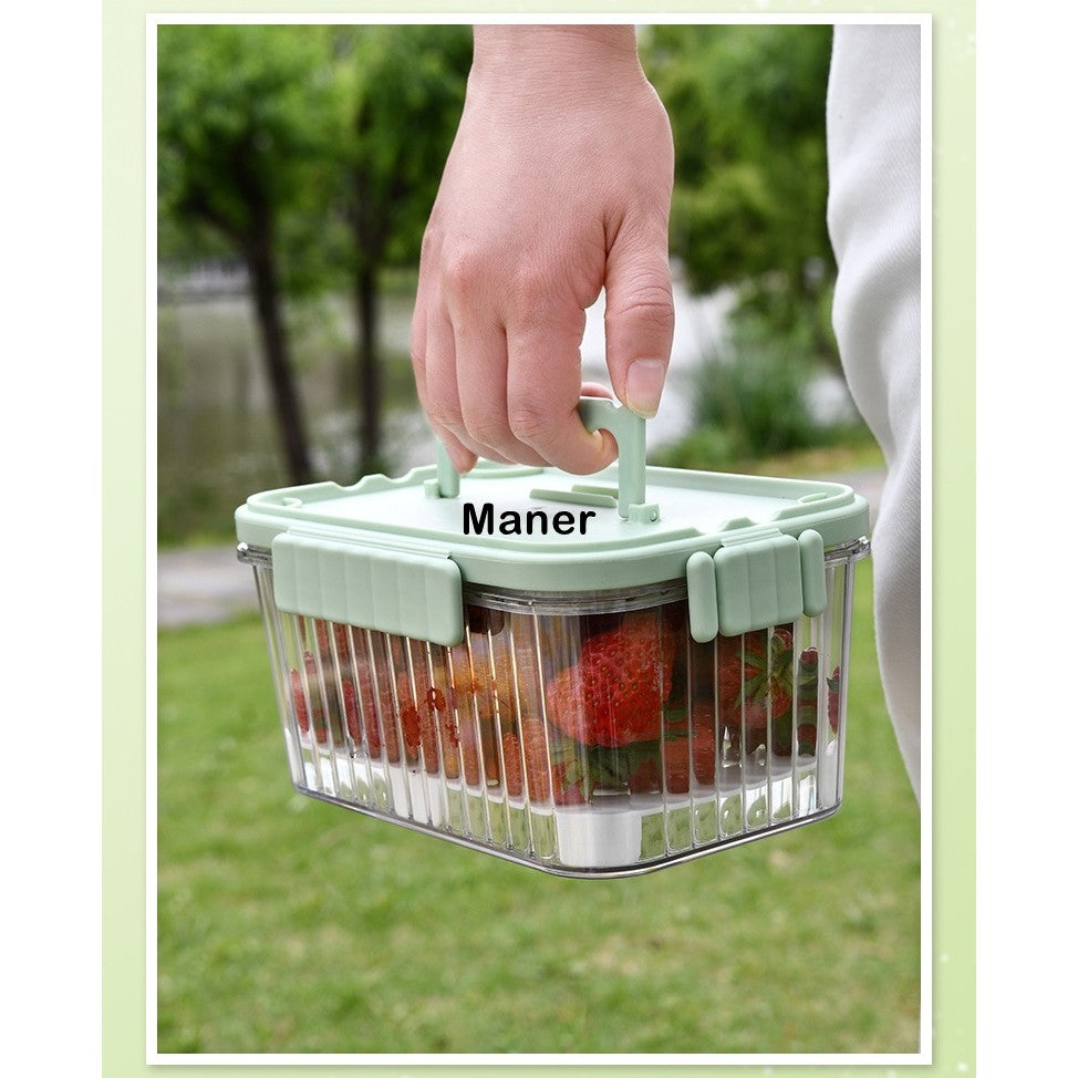 Caserola portabila pentru mancare fresh Flippy, 550 ml, furculita pentru fructe, 7 x 11.5 x 16 cm, capac detasabil pentru congelator, etans, spatiu pentru tacamuri, maner, material plastic, rezistent la temperaturi ridicate, transparent-8