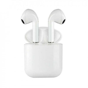 Casti Wireless Bluetooth MKJ-I9 Earbuds Flippy, Alb-0