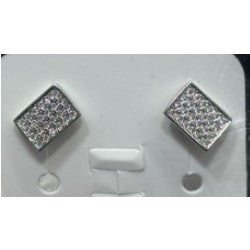 Cercei din Argint 925, Dreptunghi Pietre, Jolie Silver-0