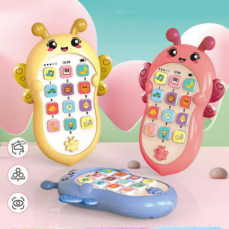 Jucarie Interactiva, Flippy, Telefon Inteligent, Model Albinuta, Functii Educative, Muzicale si Voce, 4-6 ani, 19 x 11.5 cm, din Plastic, Multicolor-1