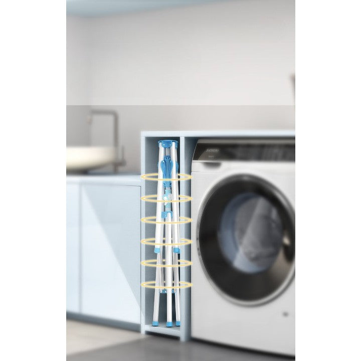 Uscator de Rufe, Flippy, Tip Umbrela, Pliabil, Telescopic, pentru Interior-Exterior, cu Patru Tije, Picior Anti-Alunecare, Inaltime Ajustabila, 108 pana la 165 cm-5