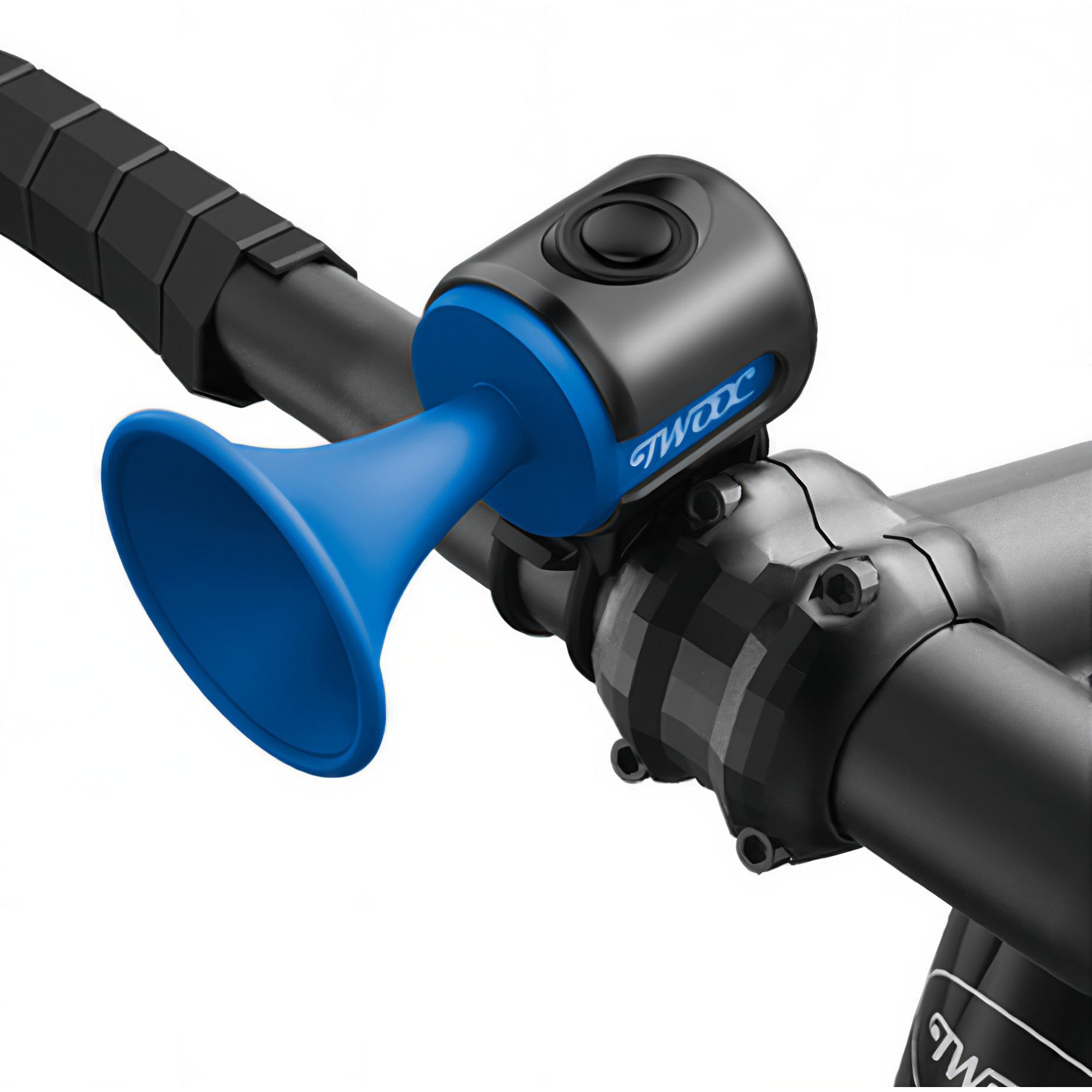 Claxon electric pentru bicicleta, Flippy, rezistent la apa, 120 dB, albastru-1