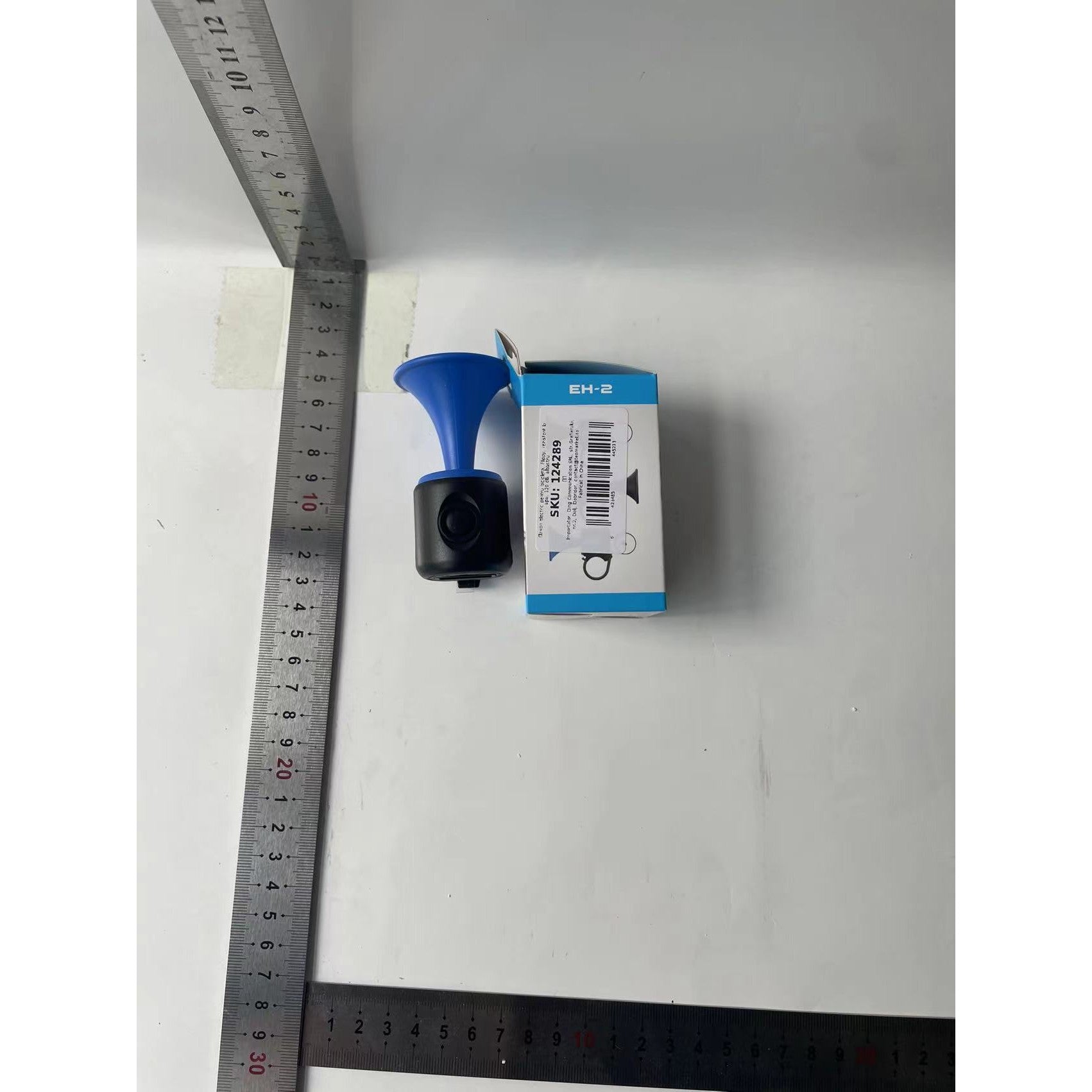 Claxon electric pentru bicicleta, Flippy, rezistent la apa, 120 dB, albastru-6