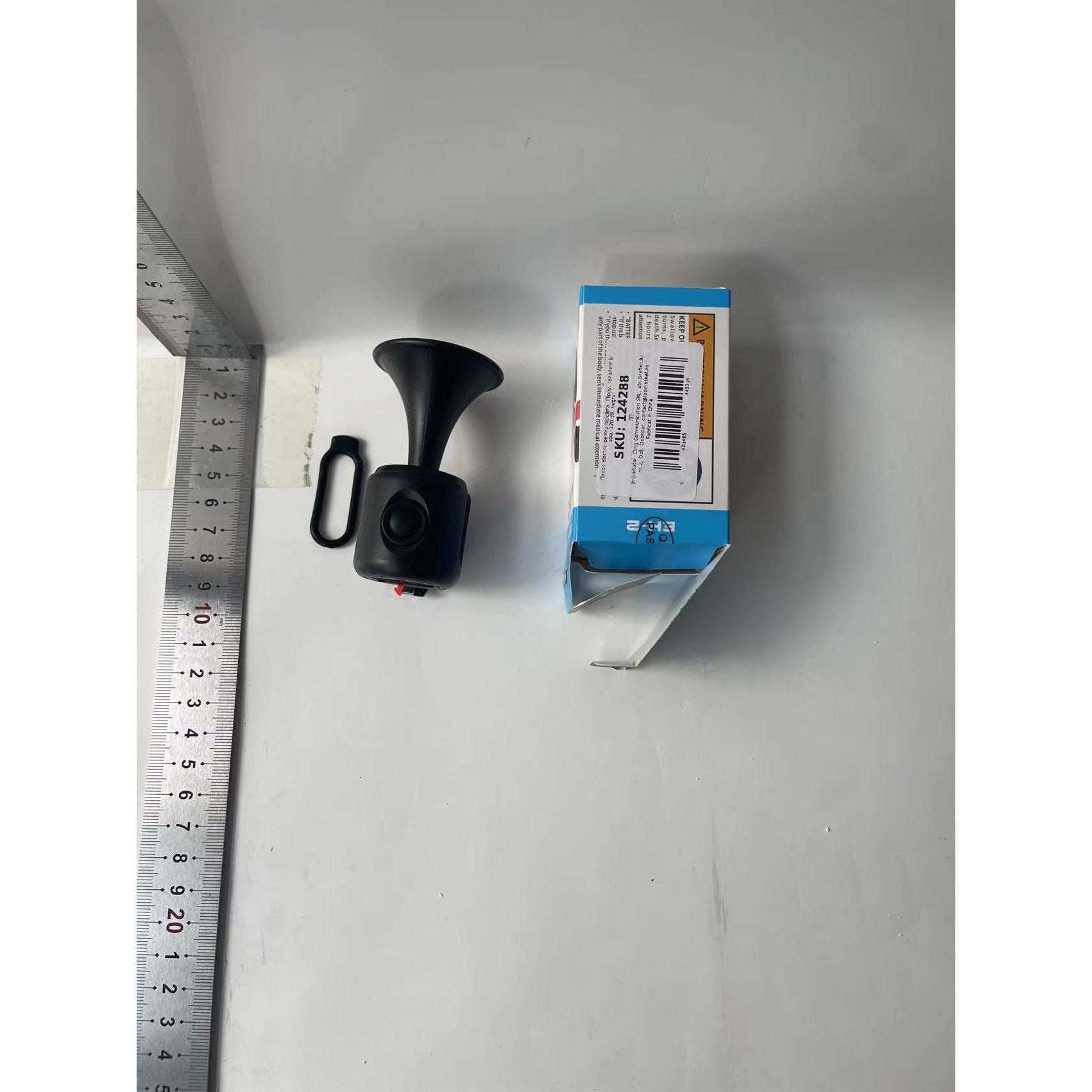 Claxon electric pentru bicicleta, Flippy, rezistent la apa, 120 dB, negru-7