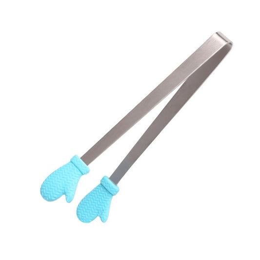 Cleste Creativ pentru Mancare, Flippy, Model Manusi din Silicon, 14.5x3 cm, Rezistent la Temperaturi Inalte si Coroziune, Albastru-1