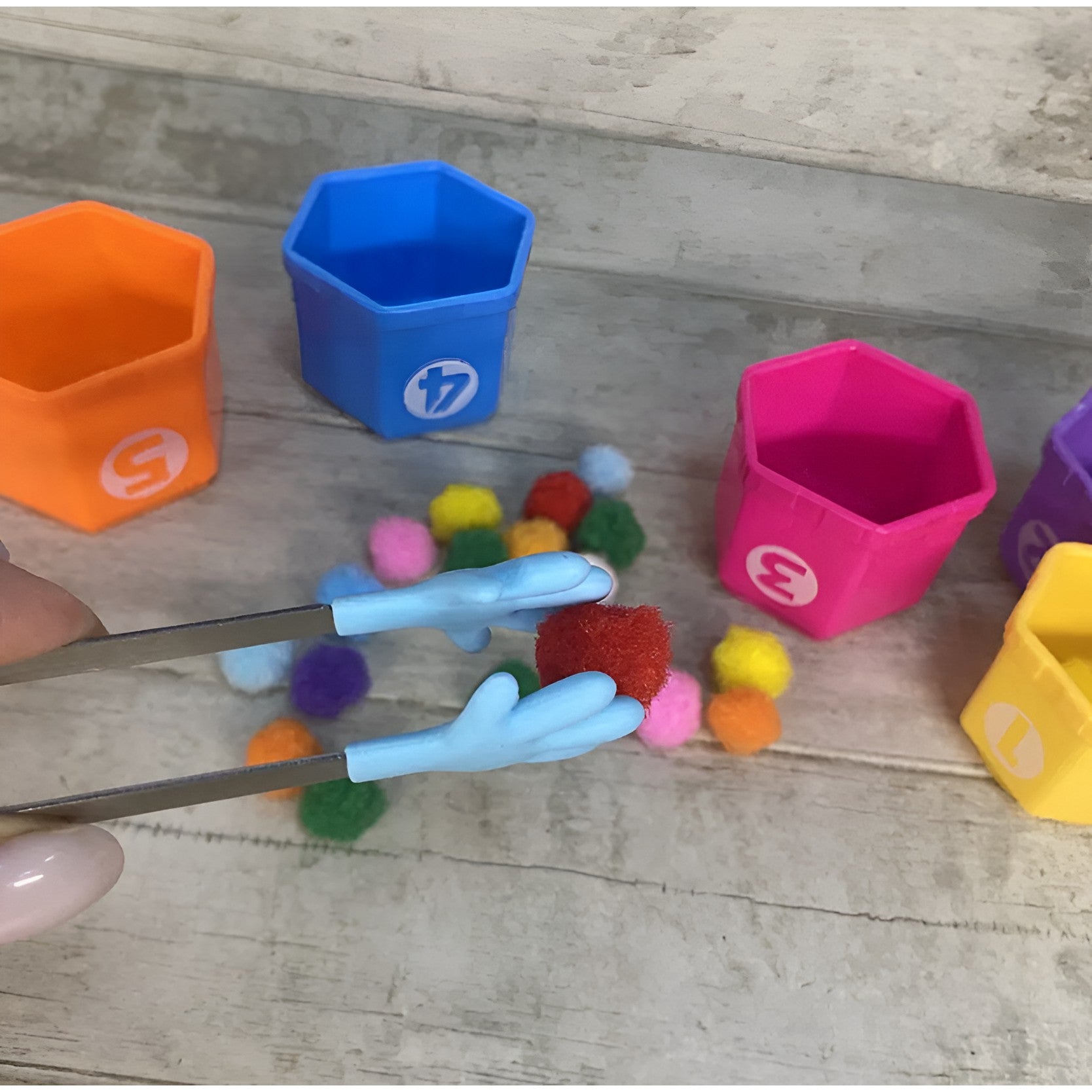 Cleste Creativ pentru Mancare, Flippy, Model Manute din Silicon, 14.5x3 cm, Rezistent la Temperaturi Inalte si Coroziune, Albastru-3