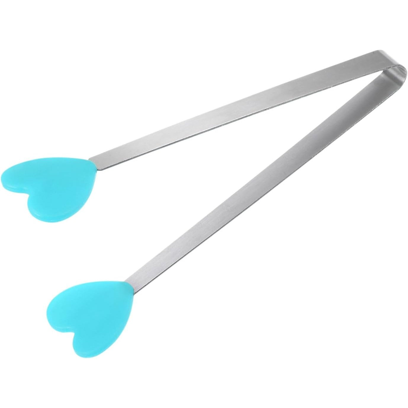 Cleste Creativ pentru Mancare, Flippy, Model Inimioare din Silicon, 14.5x3 cm, Rezistent la Temperaturi Inalte si Coroziune, Albastru-5