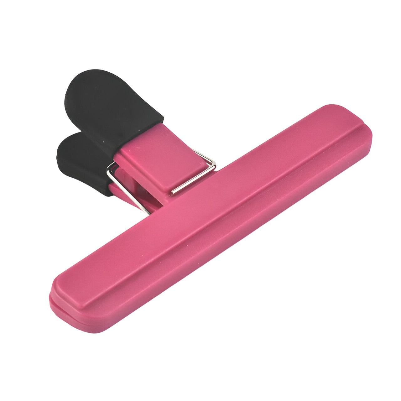 Cleste Multifunctional pentru Sigilarea Pungilor, Flippy, din Plastic, Mentine Alimentele Proaspete, 15x7.5 cm, Roz-0