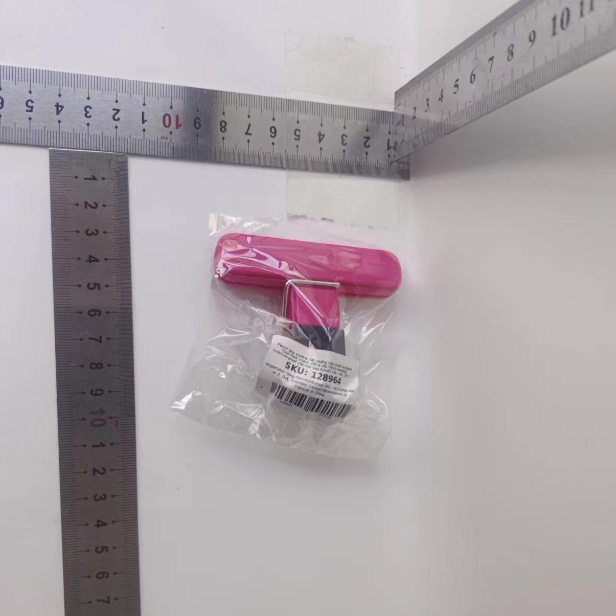 Cleste Multifunctional pentru Sigilarea Pungilor, Flippy, din Plastic, Mentine Alimentele Proaspete, 7x6.5 cm, Roz-1