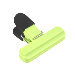 Cleste Multifunctional pentru Sigilarea Pungilor, Flippy, din Plastic, Mentine Alimentele Proaspete, 7x6.5 cm, Verde-0