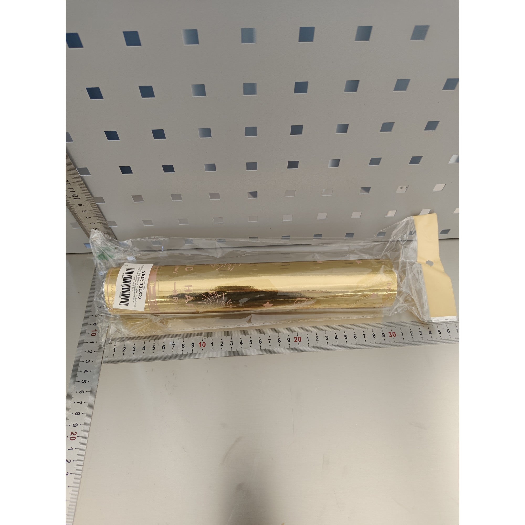 Tub Confetti, Flippy, pentru Party, Model Auriu, 30 cm-1