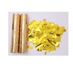 Tub Confetti, Flippy, pentru Party, Model Auriu, 30 cm-0