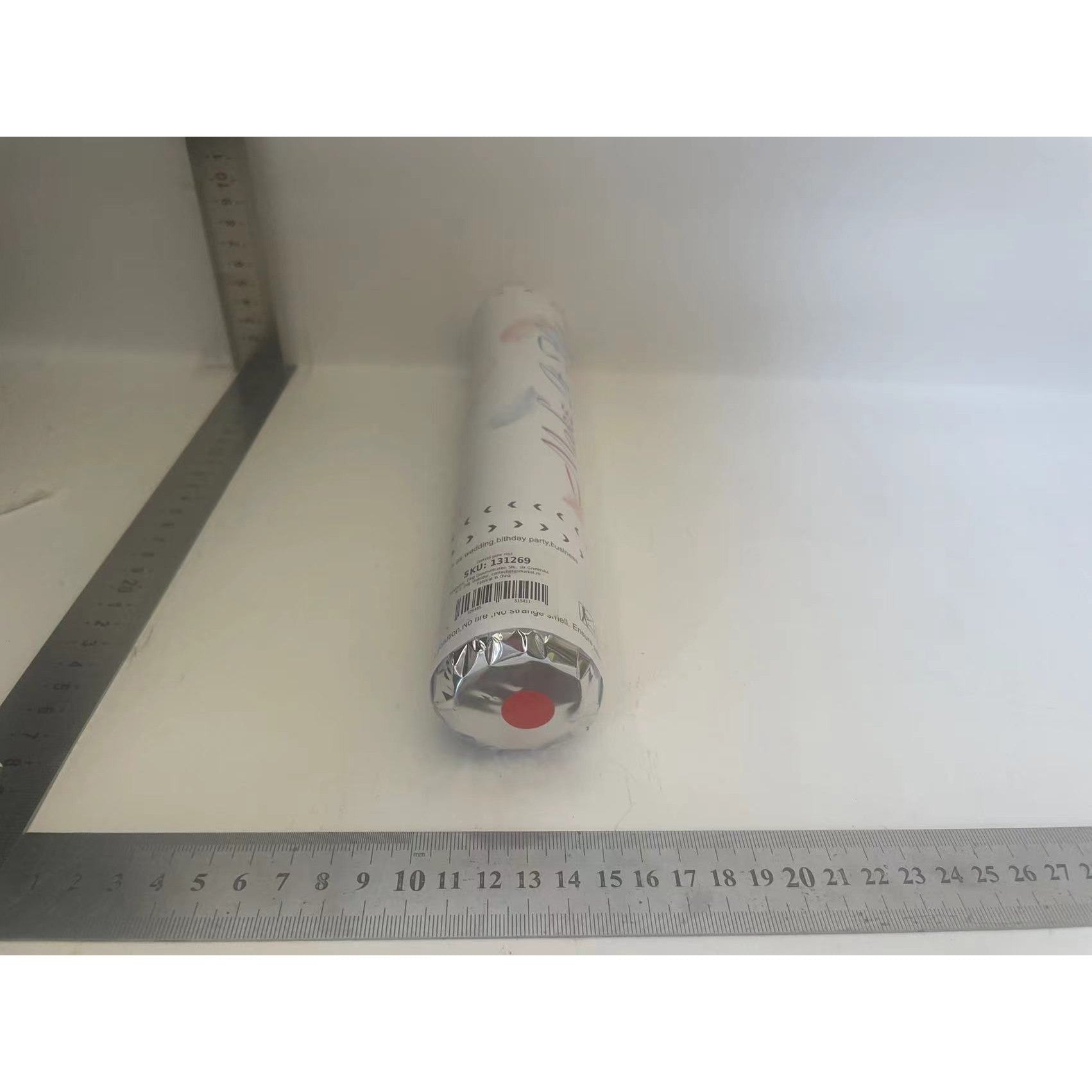 Tun Confetti cu Pene Rosii-1