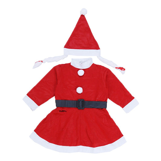 Costum Craciunita Flippy® Fata, 1-3 ani, 3 piese, Polar-1