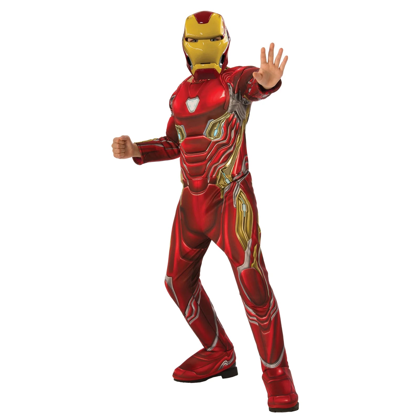 Costum Iron Man cu Muschi pentru Copii - Fara Masca
