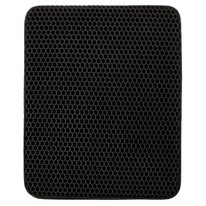 Covoras pentru Litiera, Flippy, Covor cu Doua Fete pentru Pisici, Rezistent la Apa, Colectare Granule de Nisip, Antiderapant, 40x50 cm, Negru-0