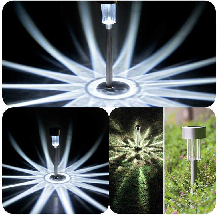 Lampa solara LED de exterior pentru gradina Flippy, dispersor normal, 0.06W, Inox, 29 cm-9