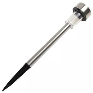 Lampa solara LED de exterior pentru gradina Flippy, dispersor normal, 0.06W, Inox, 29 cm-0