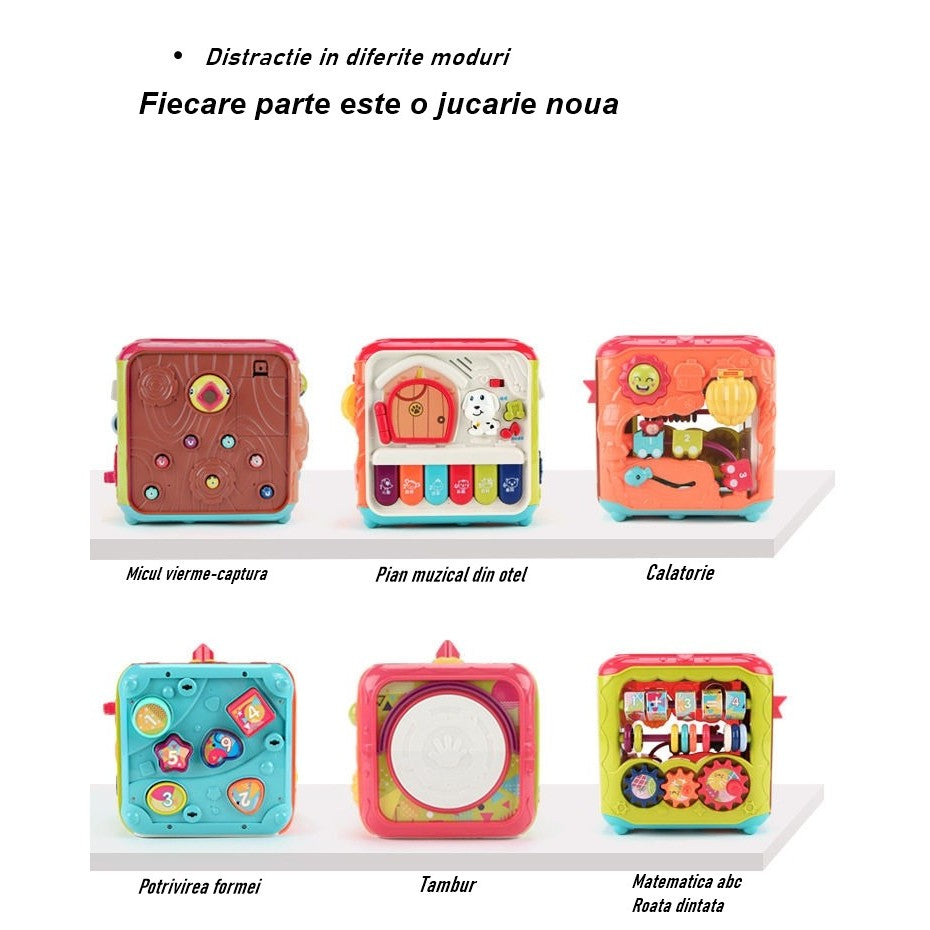 Cub activitati, 6 in 1, Flippy-2