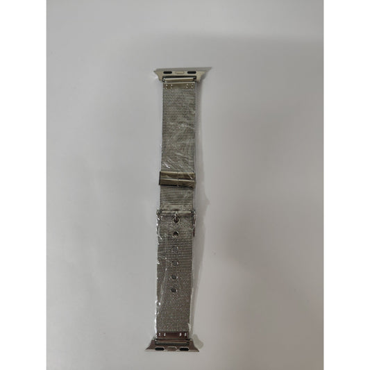 Curea Apple Watch 38-40 mm Metalica Argintiu-1