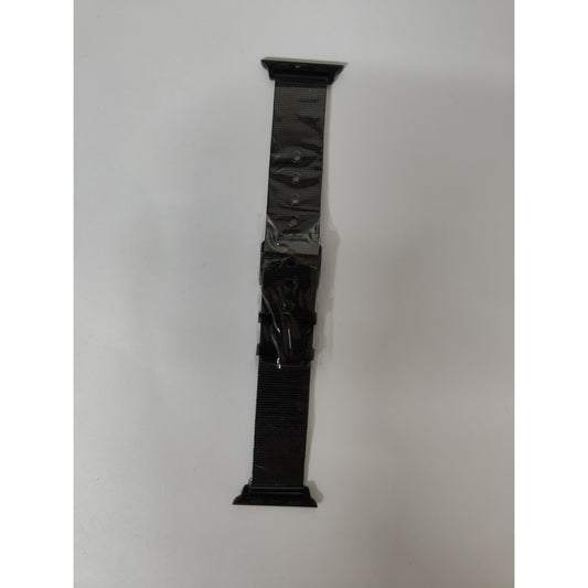 Curea Apple Watch 38-40 mm Metalica Negru-1