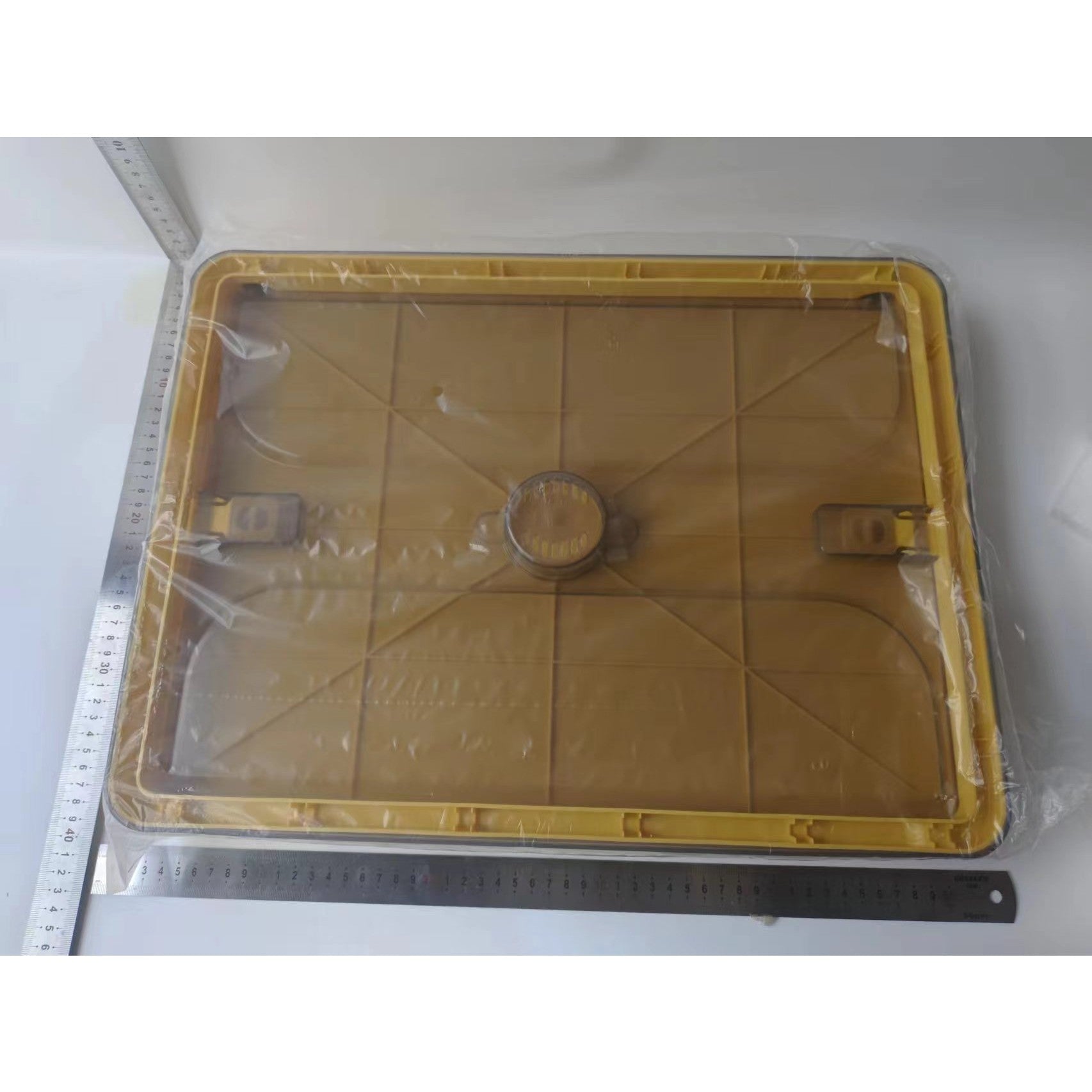 Cutie de depozitare pliabila, Flippy, Cu capac, 40 L, Plastic, 47x35x24.5 cm, Portocaliu-7