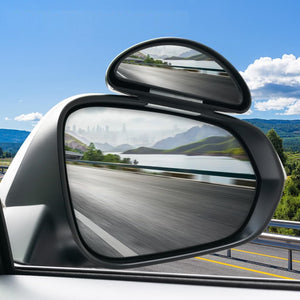 Oglinda suplimentara auto pentru "Unghi Mort", reglabila, cu prindere pe oglinda exterioara-0