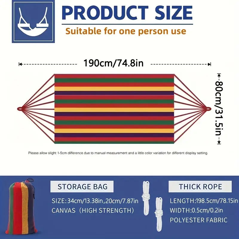 🌴 OFERTĂ SPECIALĂ – 4 x Hamac Multicolor 🌈