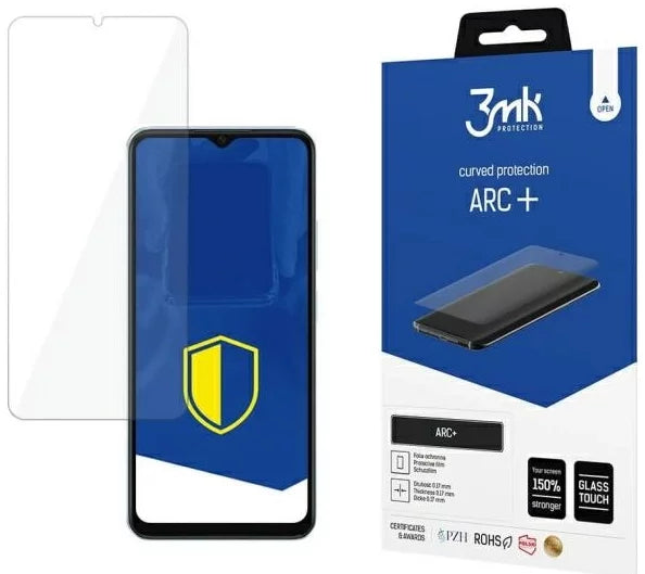 Folie de protectie ecran, 3MK, Sticla, ARC+, pentru Redmi Note 13 5G, auto-regenerabila, 0.17mm, transparenta