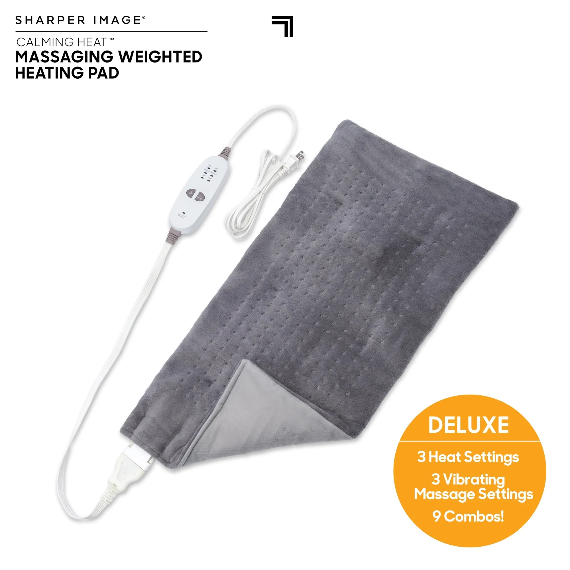 Patura cu incalzire si masaj cu 6 setari,30X60cm,placuta la atingere