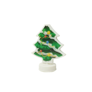 Decoratiune luminoasa 3D, Tip brad, cu baterii-0