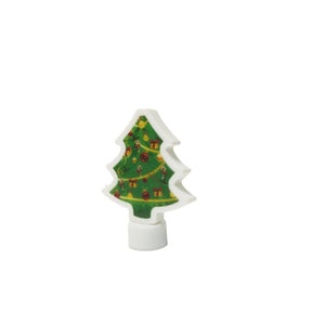 Decoratiune luminoasa 3D, Tip brad mic, cu baterii-0