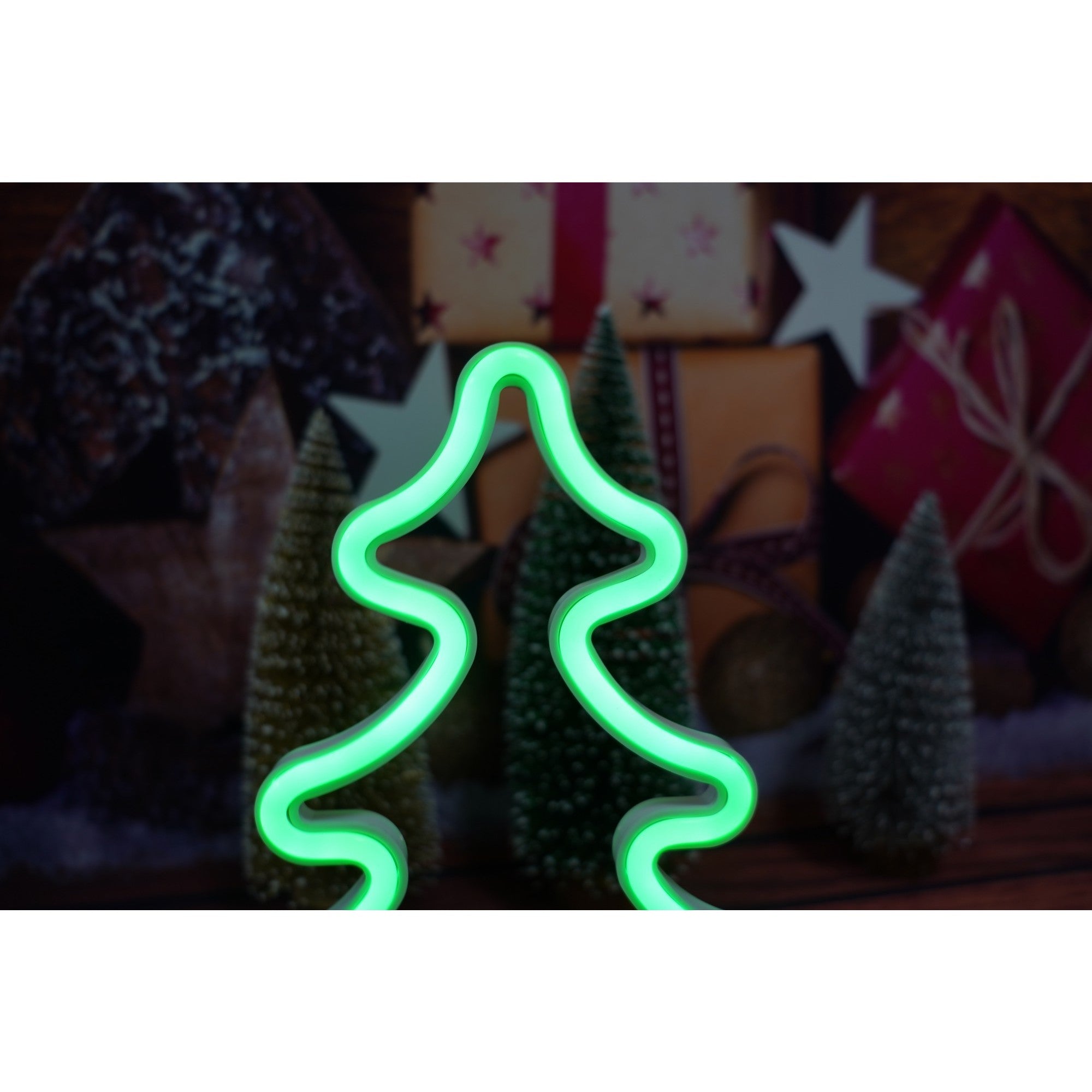 Decoratiune luminoasa, Flippy Tip Brad, cu baterii/USB-4