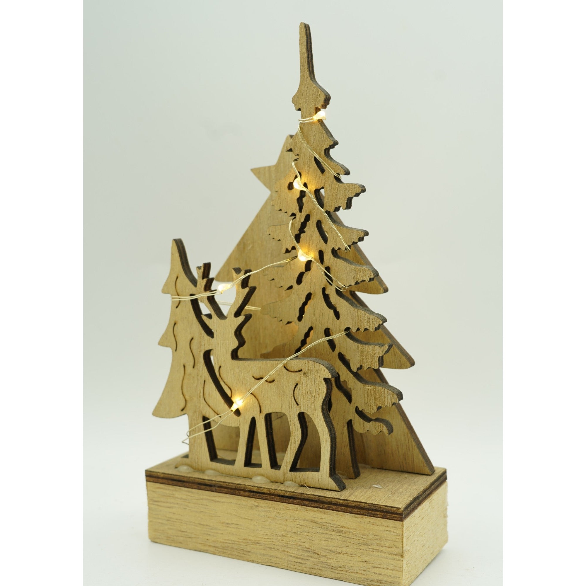 Decoratiune luminoasa, peisaj de iarna, maro, lungime: 11 cm, latime: 5 cm, inaltime: 19 cm, lemn, interior/exterior-3