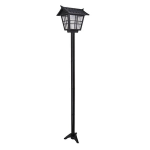 Lampa solara de tip stalp pentru gradina, Flippy, Alb Rece-0